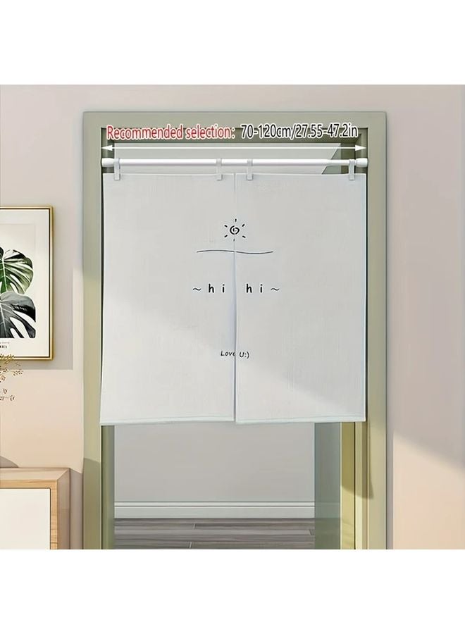 Black Adjustable Tension Curtain Rod 55 90cm Multipurpose Shower Window Door Closet - Image 4